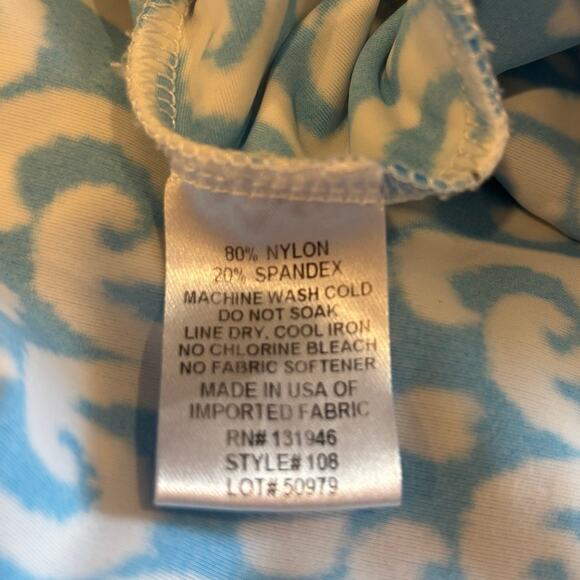 Jude Connally Womens Blue White Holly Retro Mini Summer Tunic Dress Size Small - Picture 5 of 6